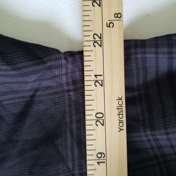 Torrid Button Down Shirt Kimono 1X Black Gray Plaid Long Sleeve Pockets Layering - Picture 13 of 16